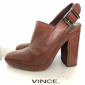 Cognac Vince Talya Booties